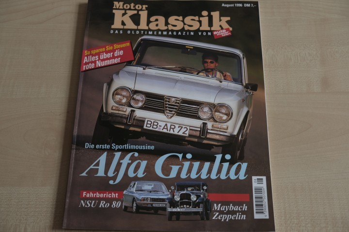 Motor Klassik 08/1996